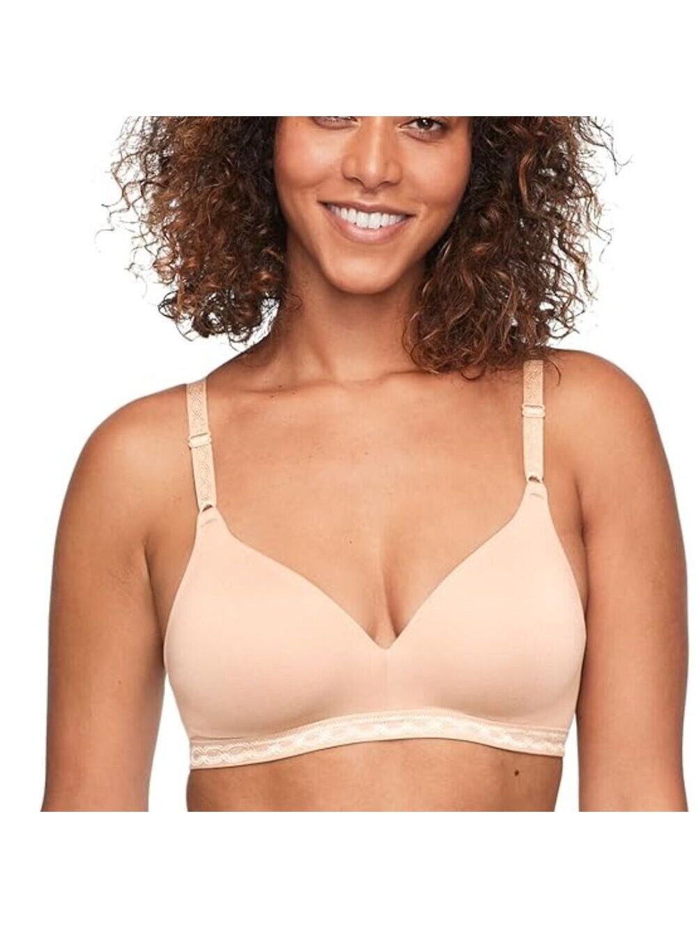 Warner's Blissful Benefits Back-Smoothing Comfort Wireless T-Shirt NWT